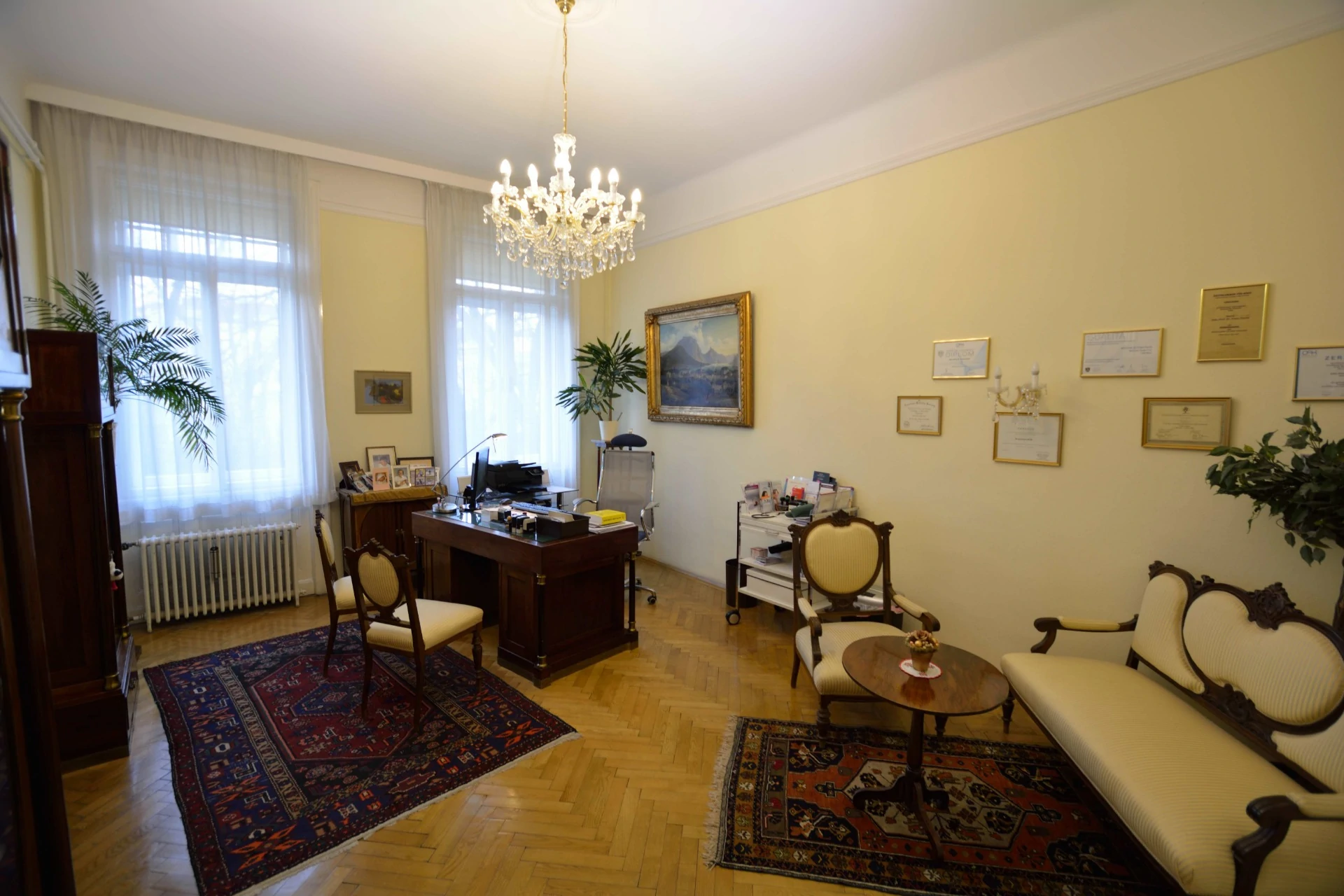 Sprechzimmer für persönliche gynäkologische Beratung, Dr. Fischl Wien