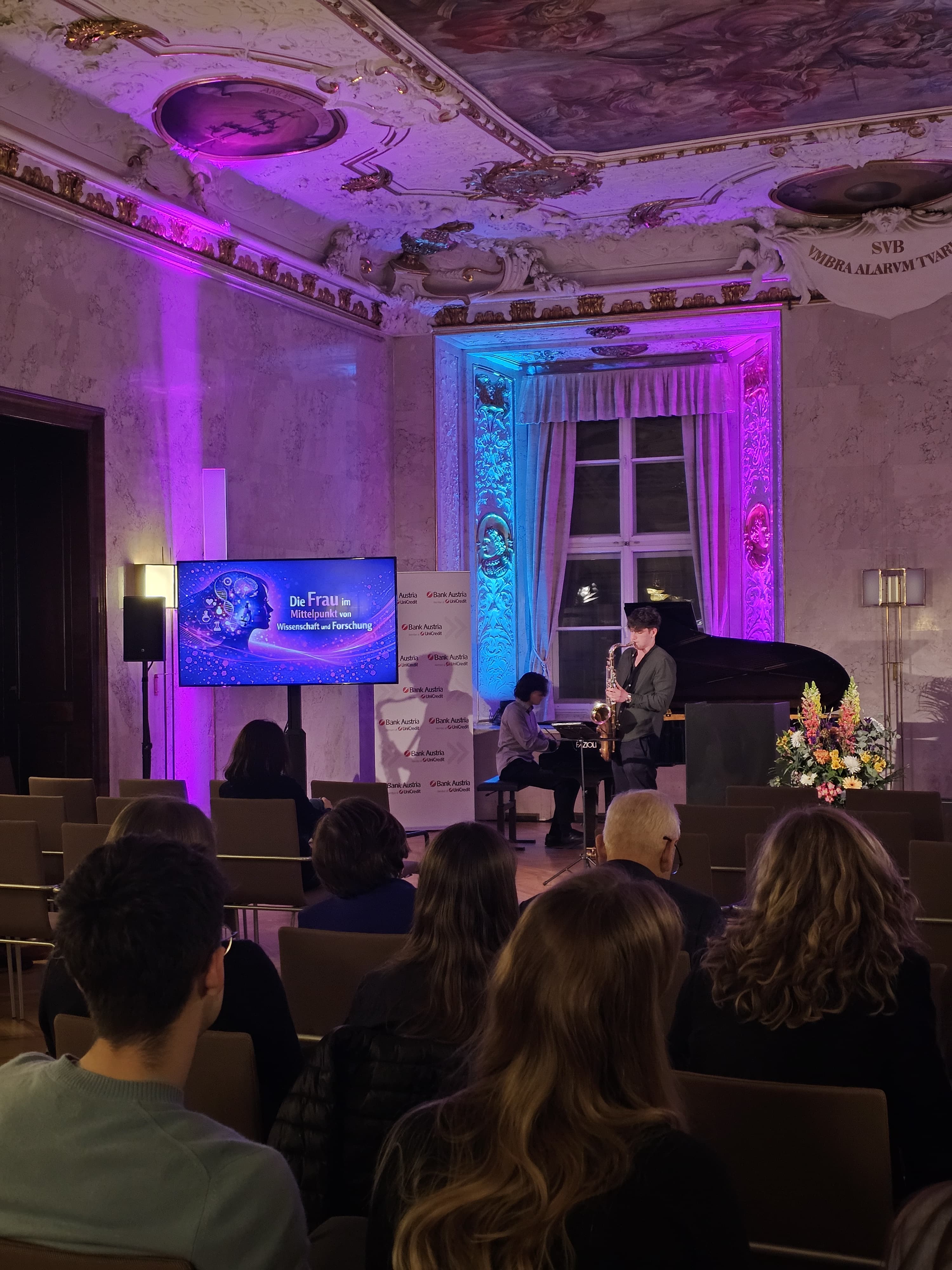 Musikalisches Rahmenprogramm – Saxophon und Klavier